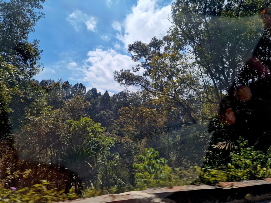 Autofahrt von Medan nach Parapat.