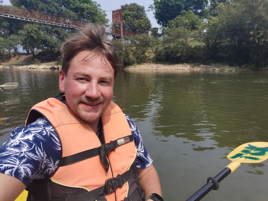 ... some were temporarily lost, so first paddle up ...