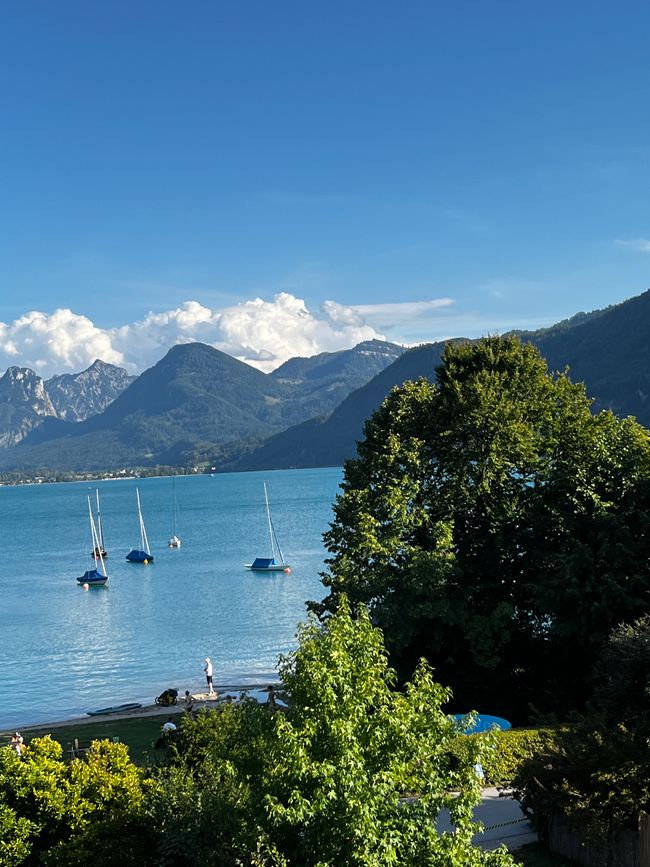 St. Gilgen, Blick vom Hotelzimmer 