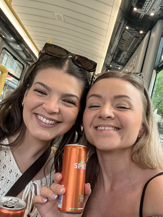 Tram selfie 