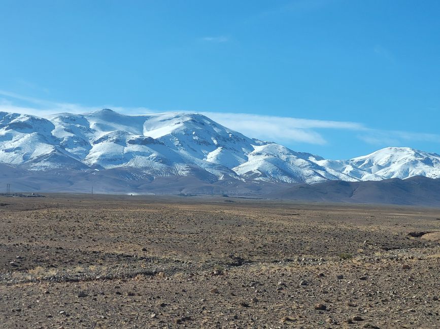 Viaje a través de la cordillera del Atlas