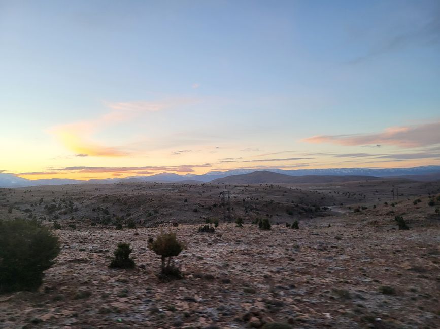 Viaje a través de la cordillera del Atlas