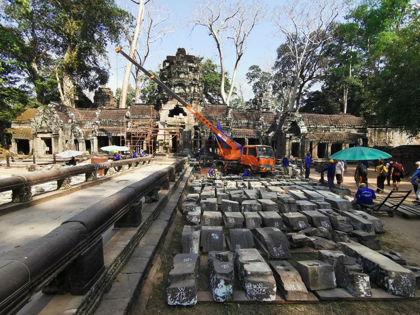 On Temple Tour in Siem Reap