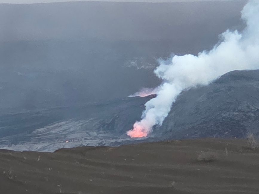Here it erupts