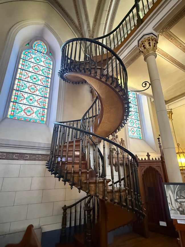 Chapelle Loretto - Escalier à double hélice