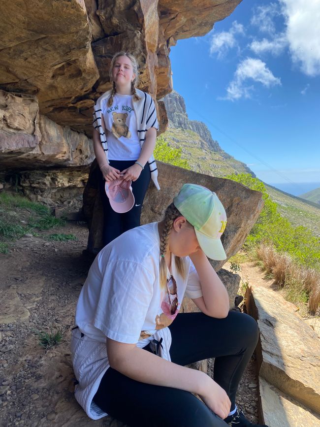 Noch kurz den Tafelberg hoch