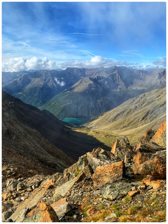 plötzlicher Wolkenaufbruch