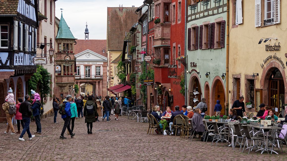 Kitsch und Touristen in Riquewihr