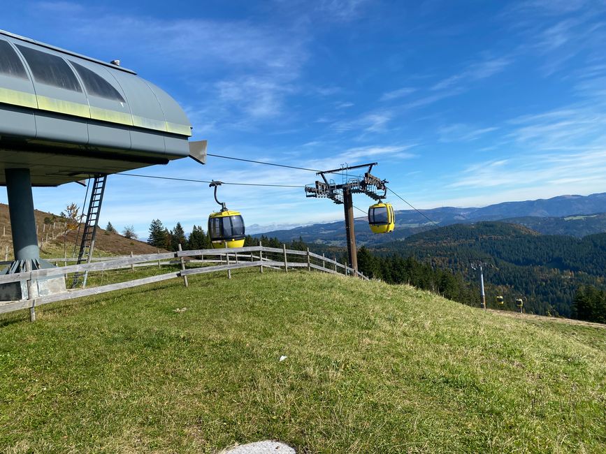 Die Bergstation der Belchenbahn