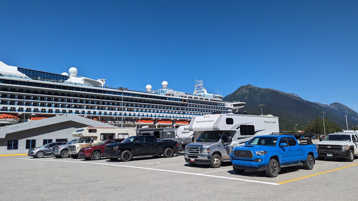 Etiqueta 23: Skagway - Haines: ¡el gran sudor en Alaska comienza!