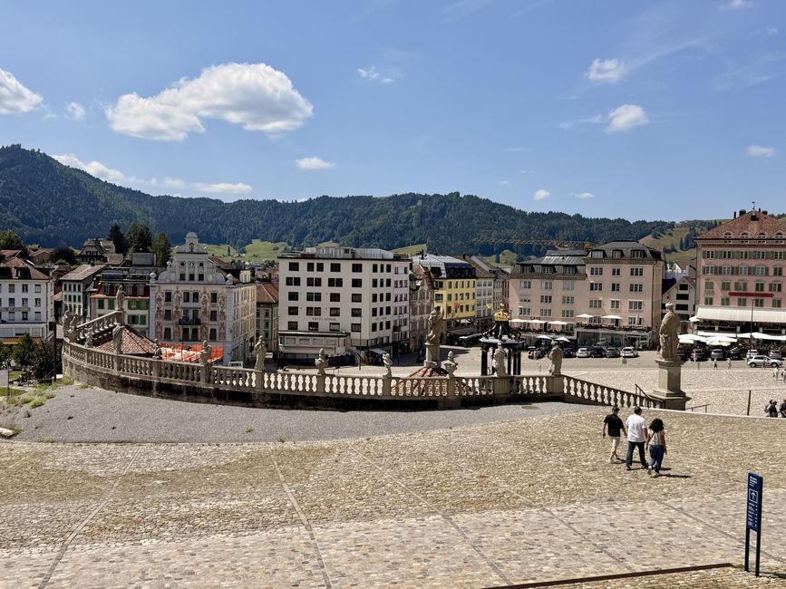 Ausblick aus meiner "Zelle"