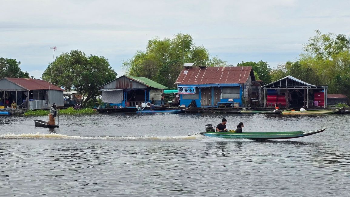 Von Siem Reap über den Tonle-Sap-See nach Battambang