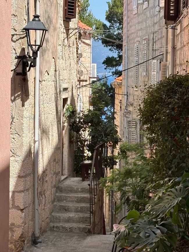 Isla Korcula y "ciudad antigua"