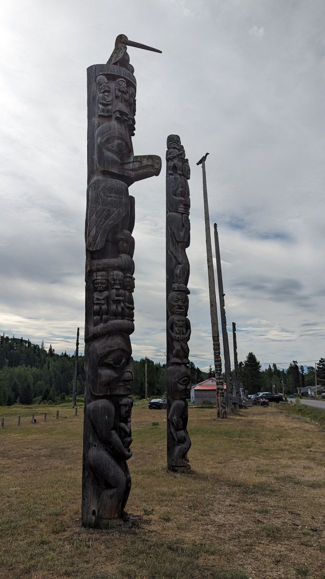 Gitanyow Totem Poles