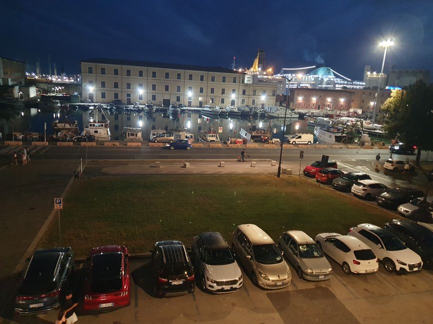 Vue depuis le balcon de la chambre d'hôtel