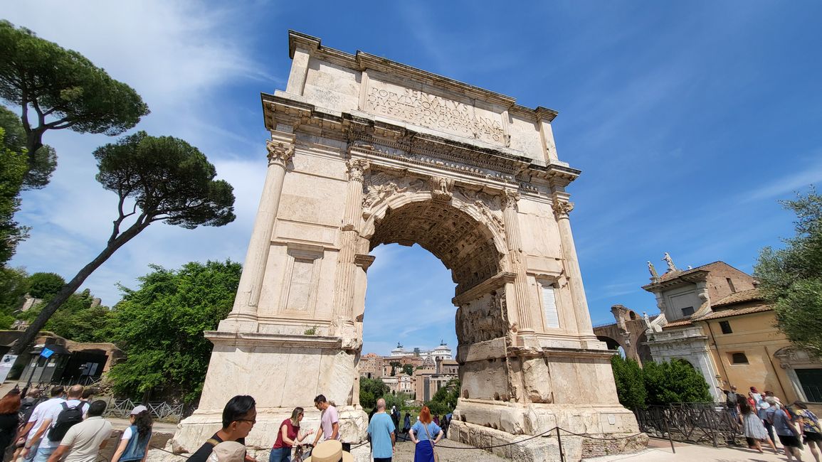Das Zentrum im antiken Rom