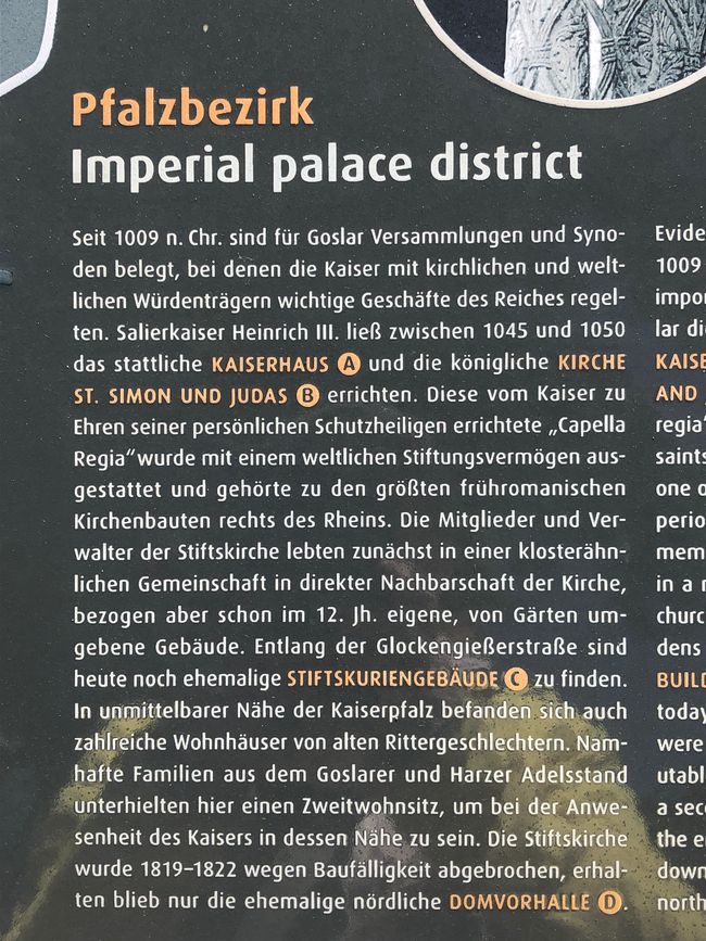 Erklärung zur Kaiserpfalz