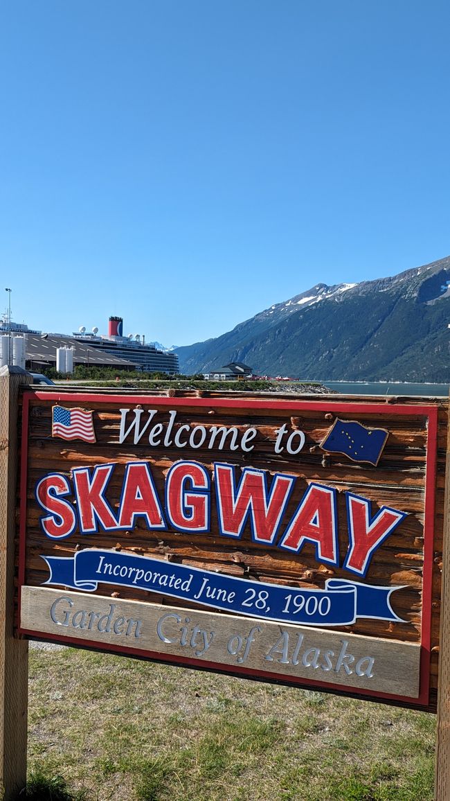 Day 23: Skagway - Haines: the big sweating in Alaska begins!