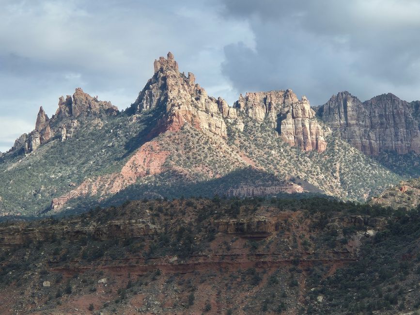 Einfahrt in die Zion NP Region