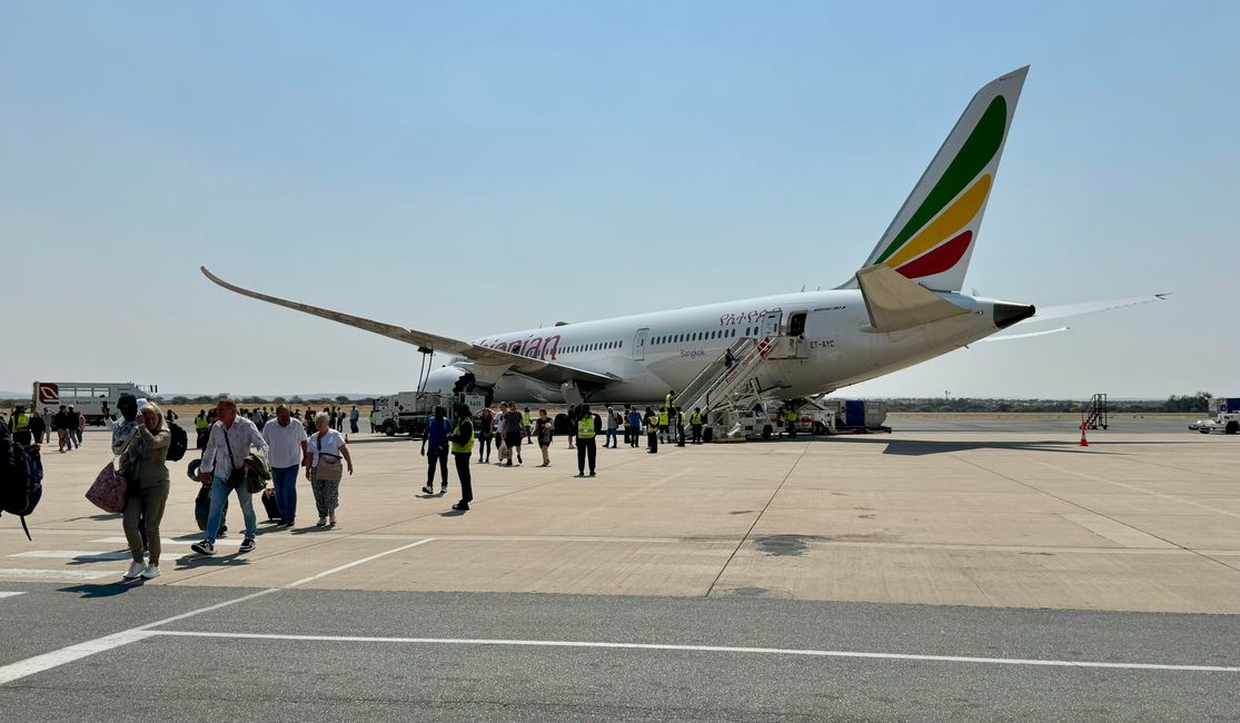 2. Etapa de vuelo Addis Abeba Windhouk