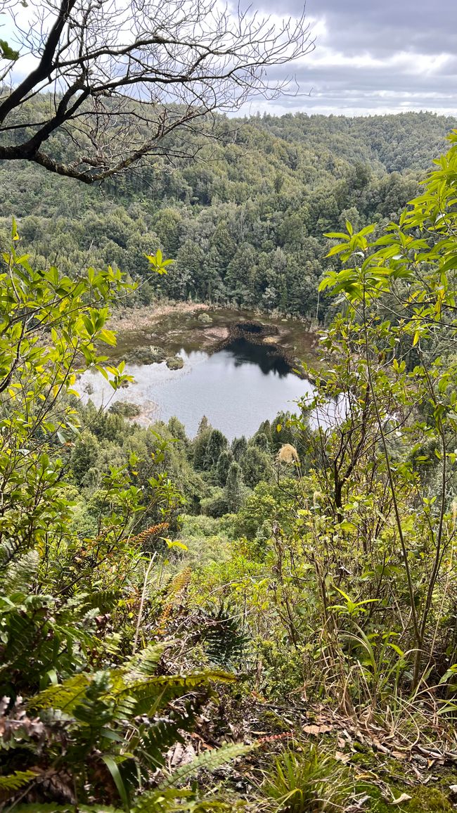 Zweiter See entlang des Wanderweges
