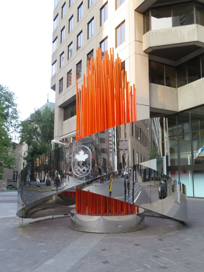 Monumento olímpico para los ganadores de medallas canadienses