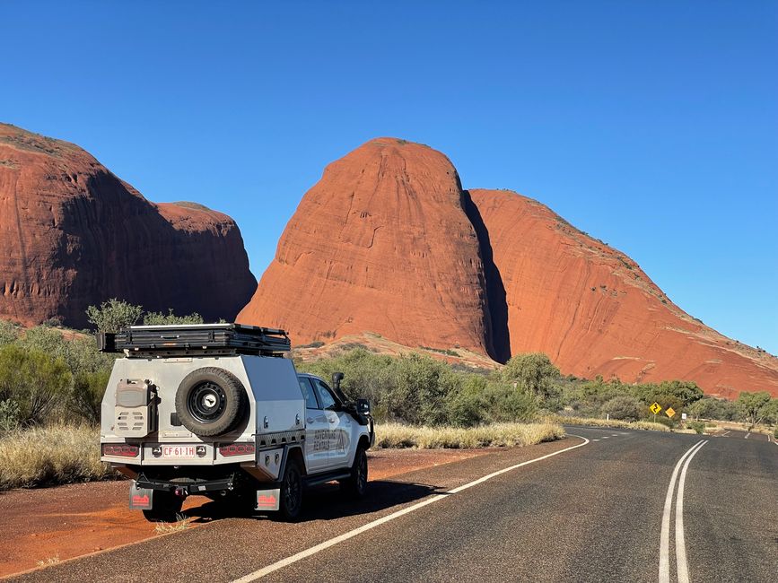After the sunrise at Uluru