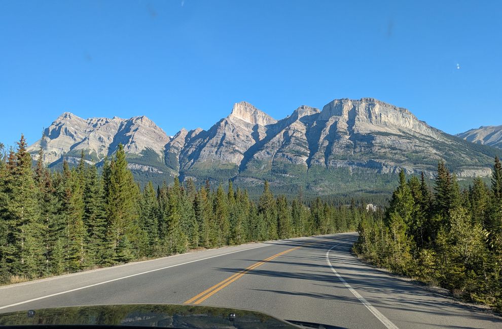 Tag 8 : Poursuite du voyage vers Jasper