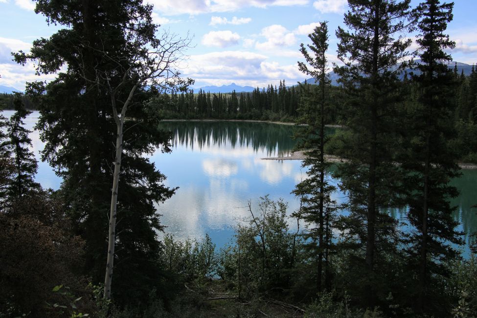 Reflections at Boya Lake