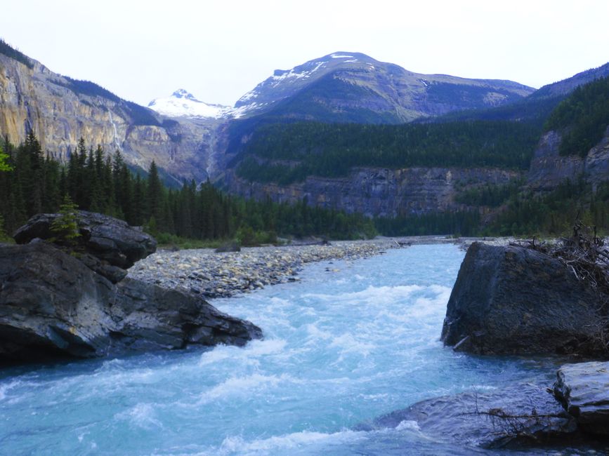 Der Fluss vor dem Whitehorn 