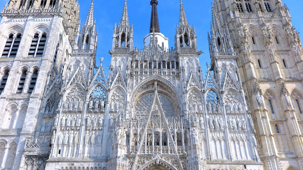 1876 war die Kathedrale von Rouen kurzzeitig das höchste Bauwerk der Welt.
