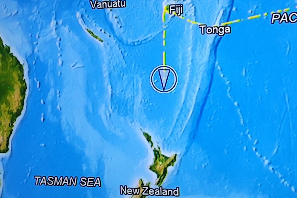 Giorno 75 a 77 di 175: Crociera intorno al mondo - Giorni in mare tra Fiji e Nuova Zelanda