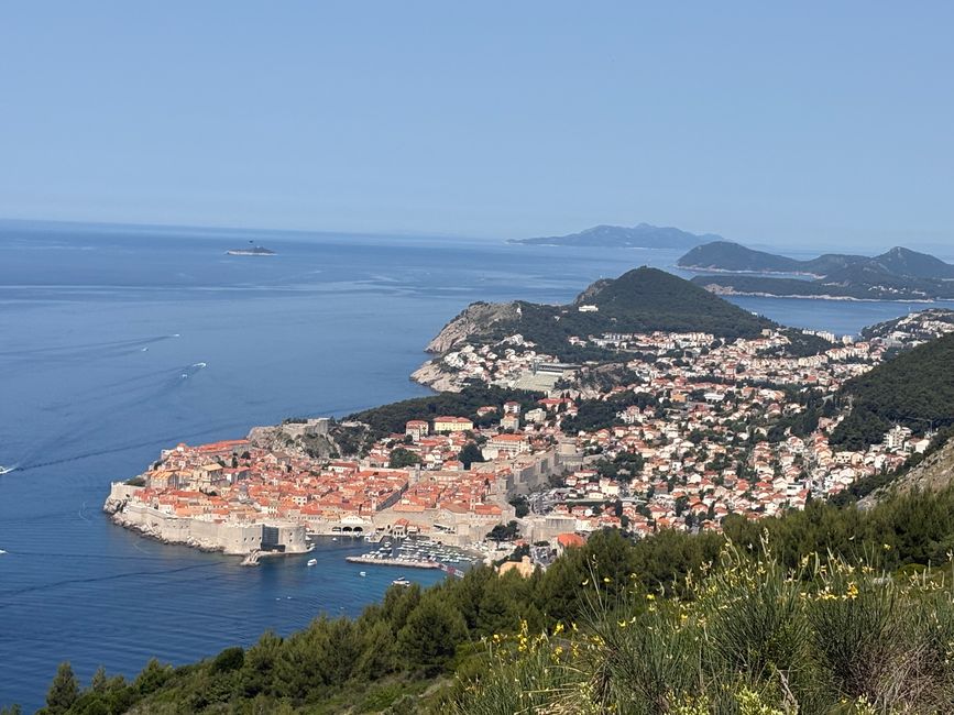 Wir sind wieder unterwegs; von Mlini nach Mljet
