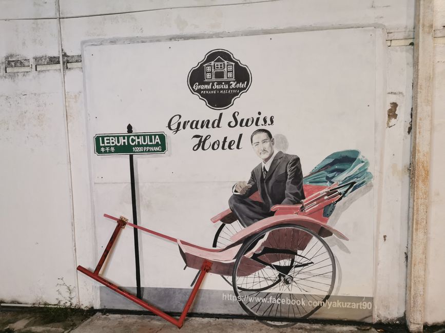 Viaggio verso l'isola di Penang e visite turistiche a Georgetown