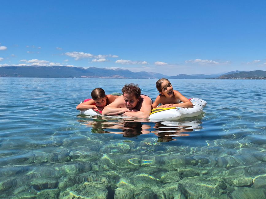 Lac d'Ohrid Macédoine du Nord