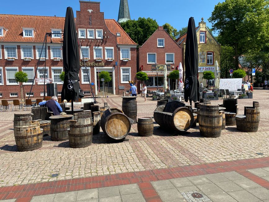Der Marktplatz von Esens hatte sich herausgeputzt