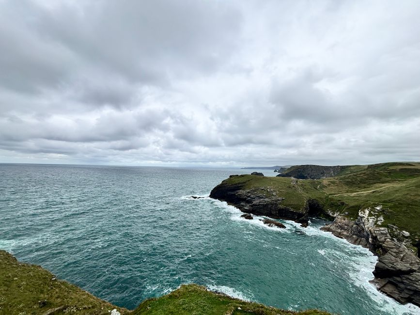 Schöner Ausblick bei Tintagel Castle