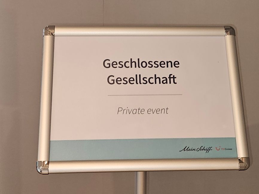 2026 – Juni – Taufreise der Mein Schiff Flow – Ups, falsche Veranstaltung
