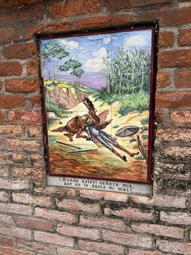 Die Wand von Don Quijote