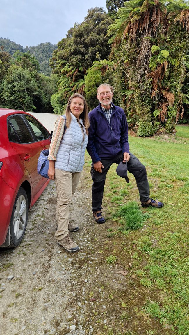 Hubert et Gerlinde viennent me chercher au Ottos Corner