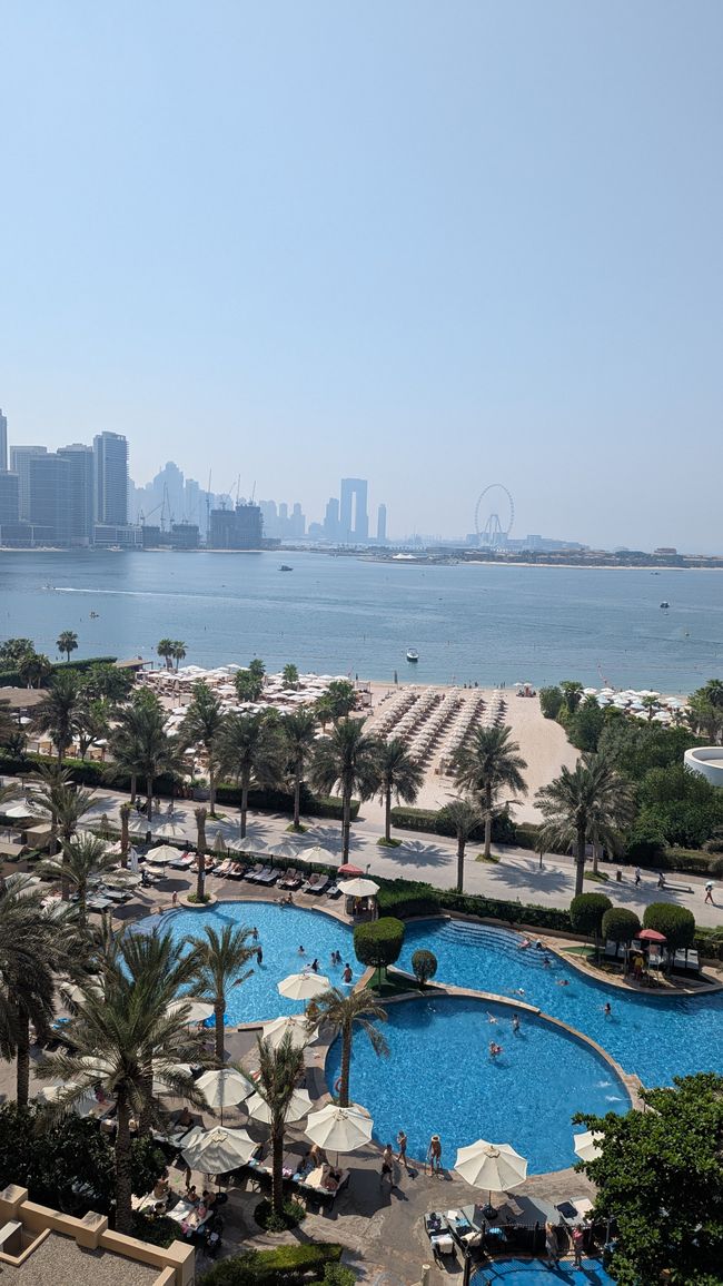 Blick aus unserem Zimmer