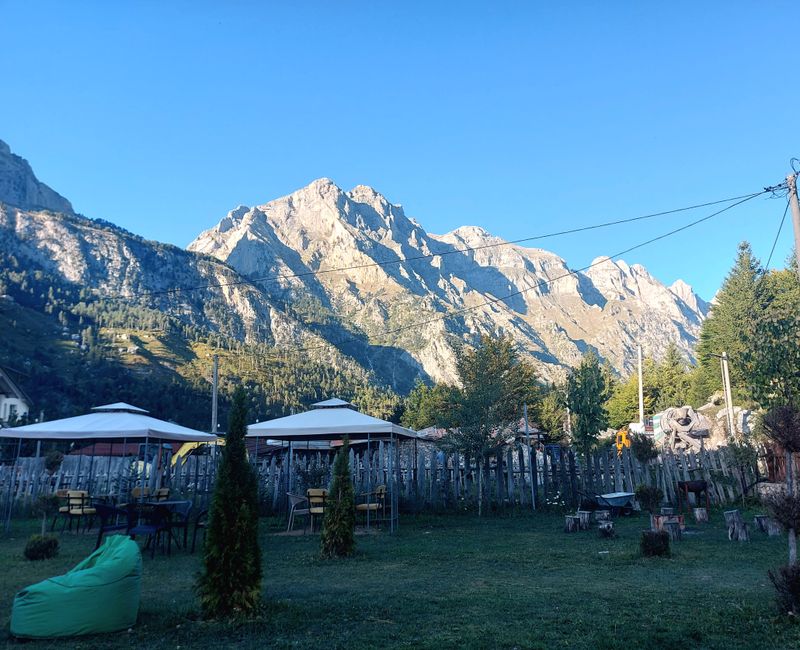 Der Weg in die albanischen Alpen