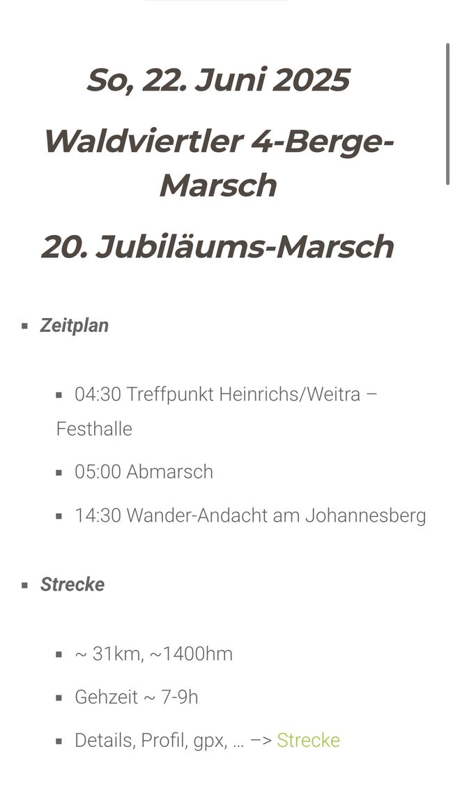 4-Berge-Marsch 2025 – Jubiläumstour mit Sonnenaufgangsmagie