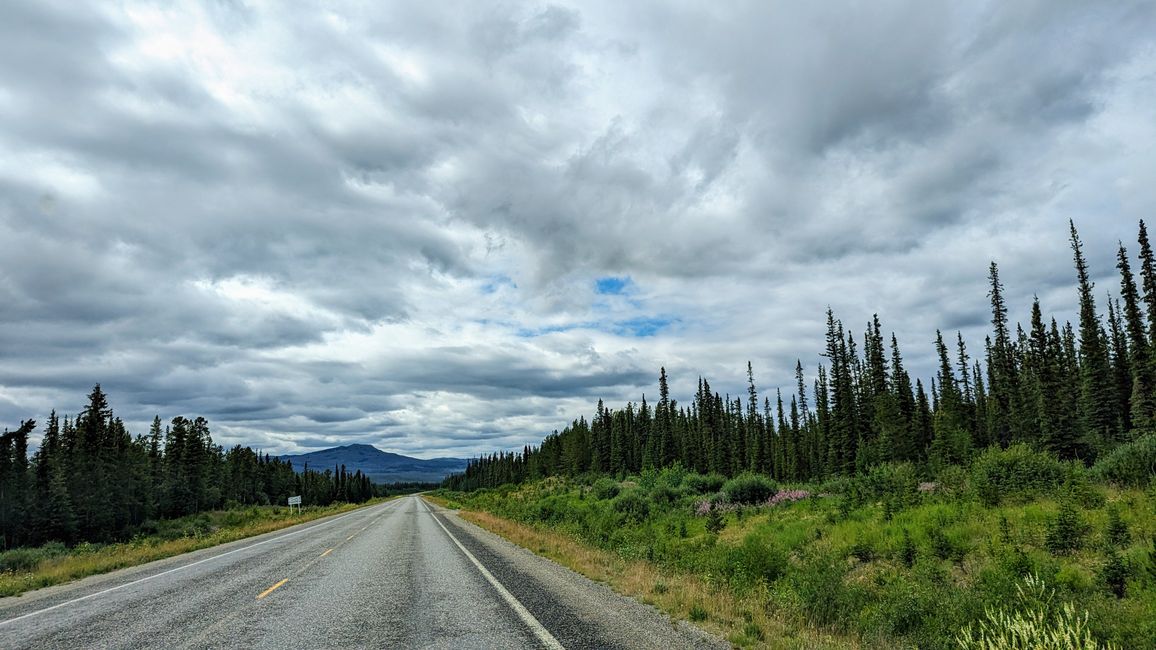 Tag 20: Boya Lake - Marsh Lake: ein langer Fahrtag in den Yukon