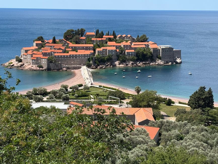 Budva e la baia di Kotor