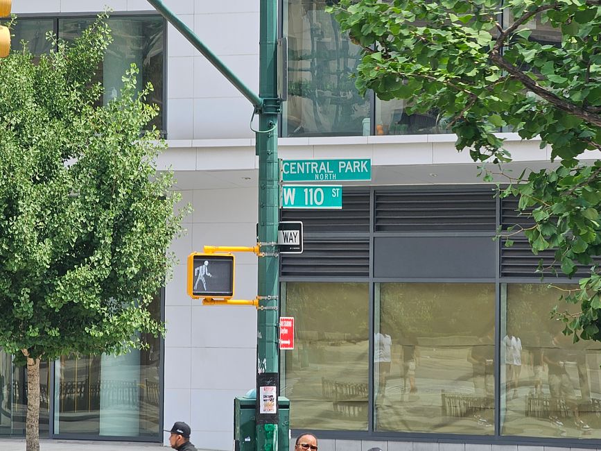 La esquina noroeste de Central Park