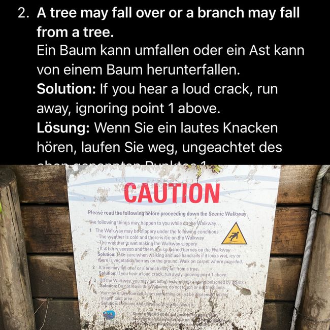 Vergessen Sie Regel 1 und Lauren Sie weg