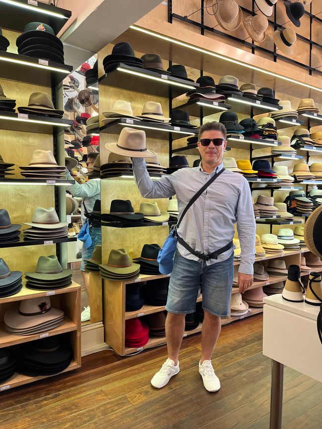 Hat World in „The Rocks“.