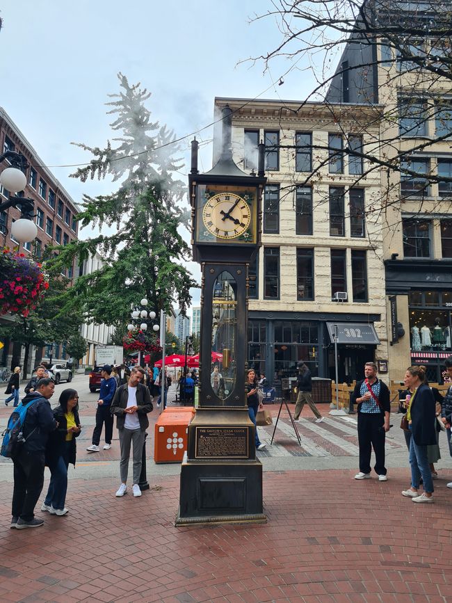 Gastown - pfeifende Uhr