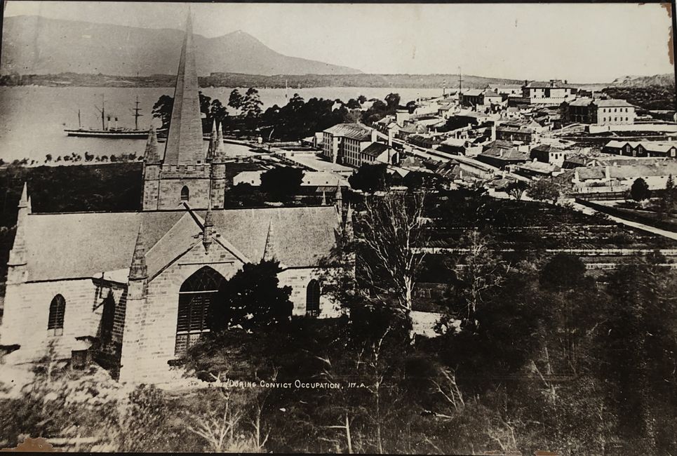 Foto der Stadt um 1860